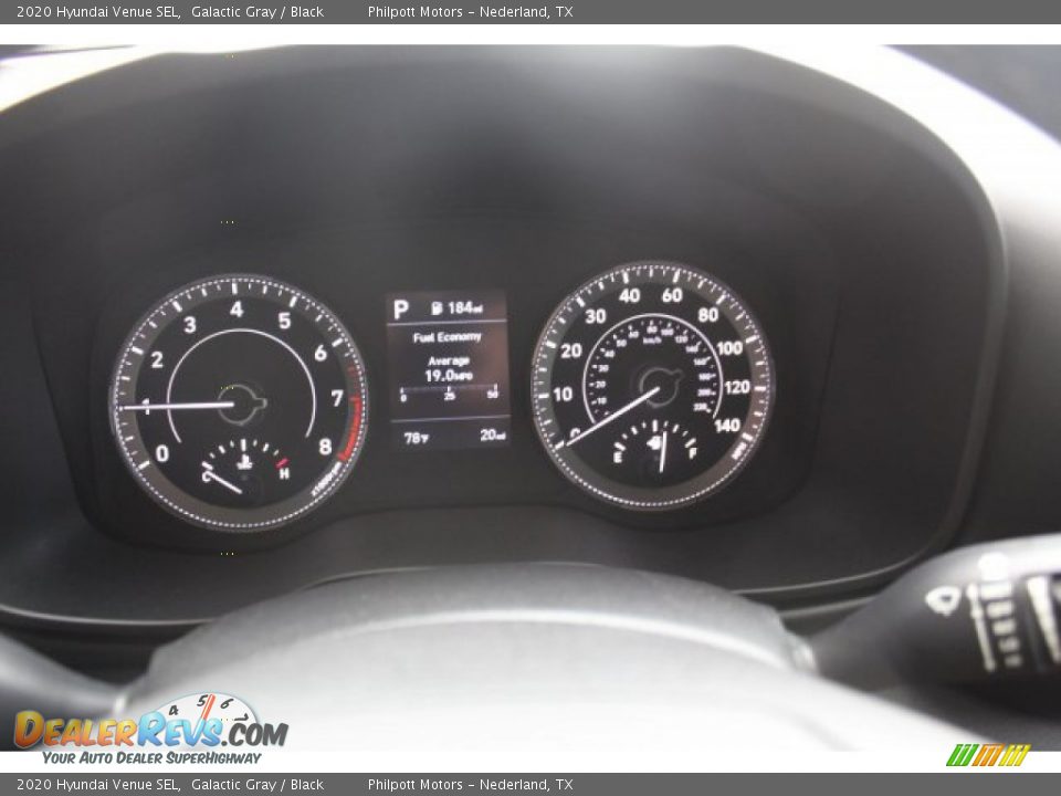 2020 Hyundai Venue SEL Galactic Gray / Black Photo #12