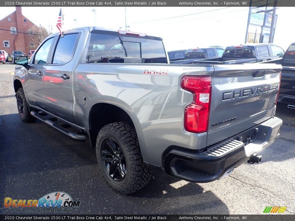 2020 Chevrolet Silverado 1500 LT Trail Boss Crew Cab 4x4 Satin Steel Metallic / Jet Black Photo #5