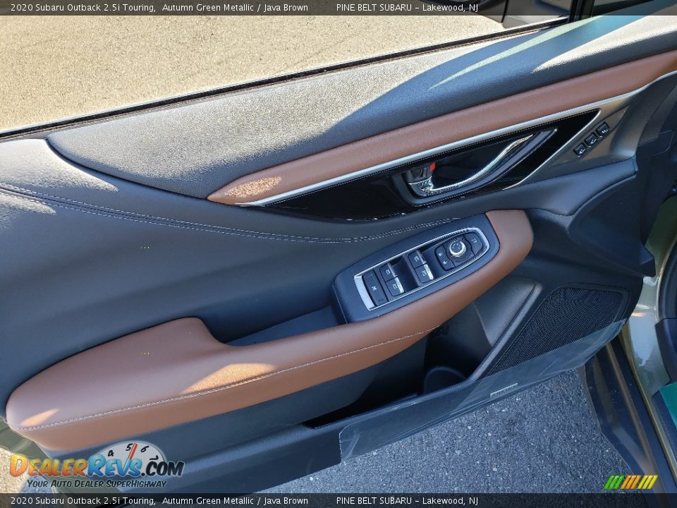 2020 Subaru Outback 2.5i Touring Autumn Green Metallic / Java Brown Photo #8