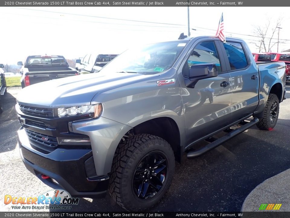 Satin Steel Metallic 2020 Chevrolet Silverado 1500 LT Trail Boss Crew Cab 4x4 Photo #6