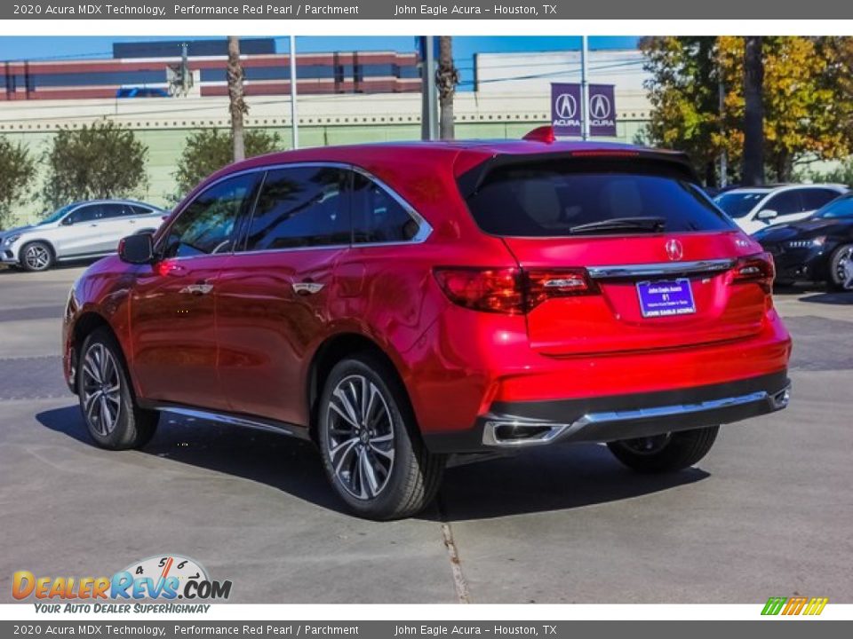 2020 Acura MDX Technology Performance Red Pearl / Parchment Photo #5