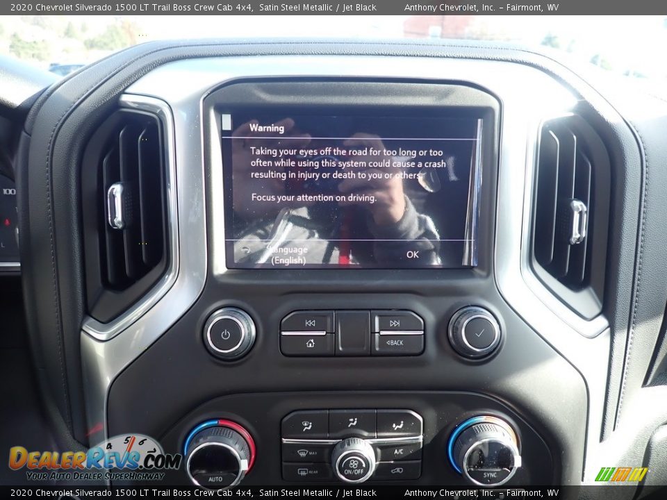 2020 Chevrolet Silverado 1500 LT Trail Boss Crew Cab 4x4 Satin Steel Metallic / Jet Black Photo #14