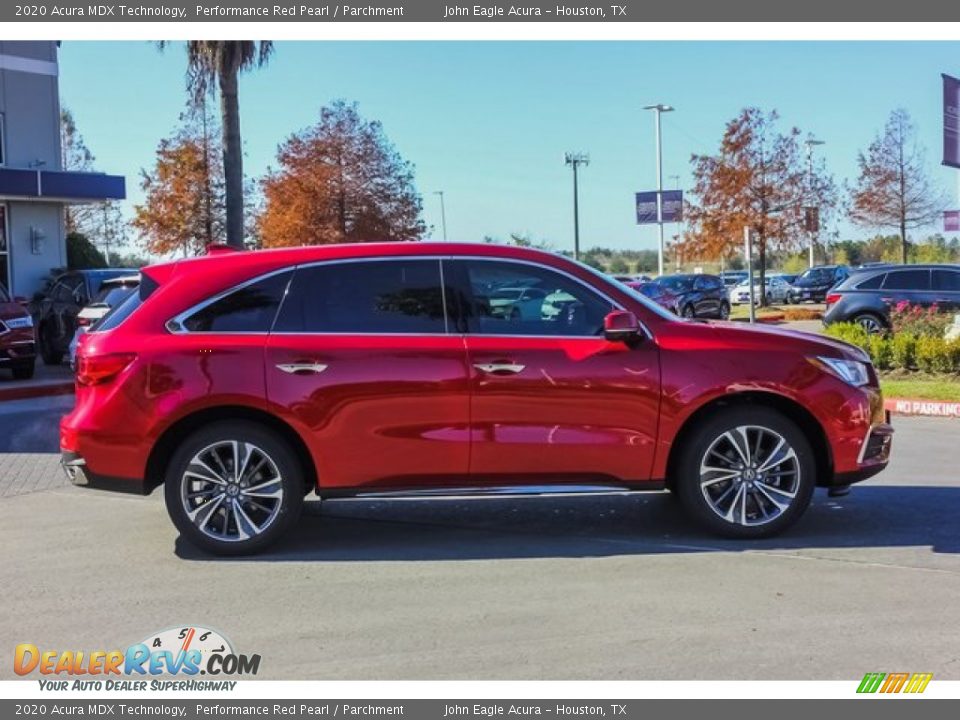 2020 Acura MDX Technology Performance Red Pearl / Parchment Photo #8