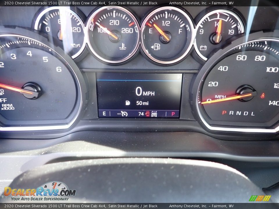 2020 Chevrolet Silverado 1500 LT Trail Boss Crew Cab 4x4 Gauges Photo #16