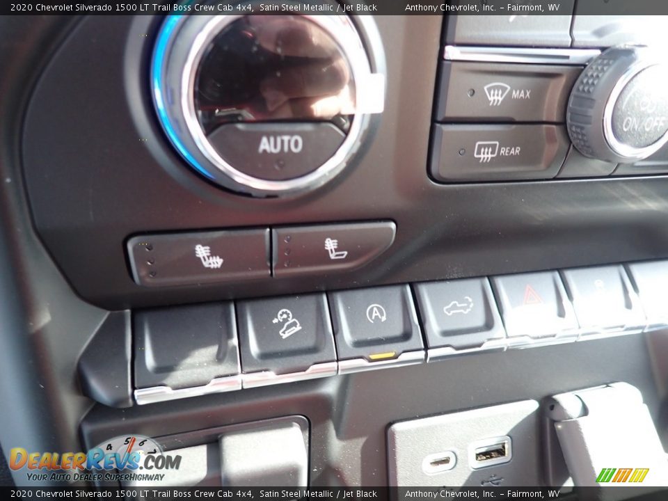 2020 Chevrolet Silverado 1500 LT Trail Boss Crew Cab 4x4 Satin Steel Metallic / Jet Black Photo #20