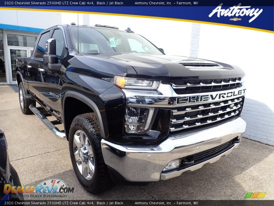2020 Chevrolet Silverado 2500HD LTZ Crew Cab 4x4 Black / Jet Black Photo #1