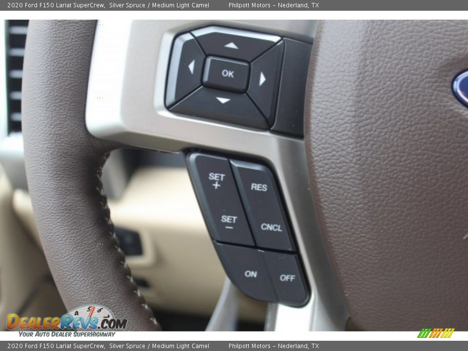 2020 Ford F150 Lariat SuperCrew Steering Wheel Photo #13