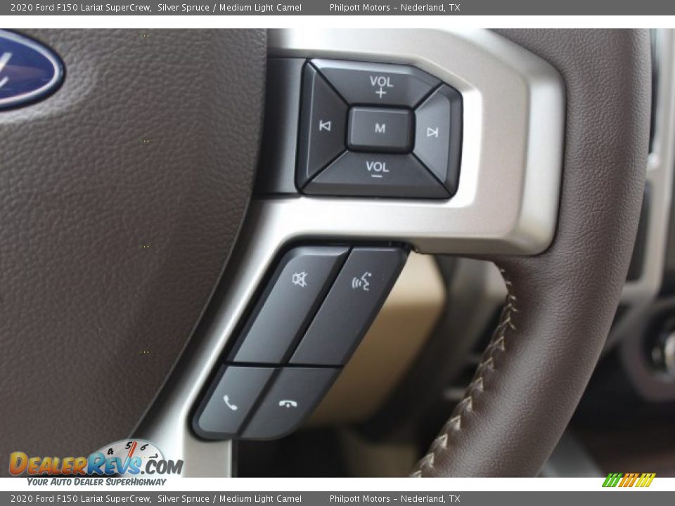 2020 Ford F150 Lariat SuperCrew Steering Wheel Photo #14