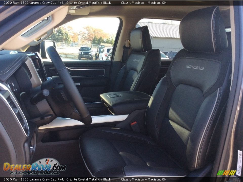 2020 Ram 1500 Laramie Crew Cab 4x4 Granite Crystal Metallic / Black Photo #2