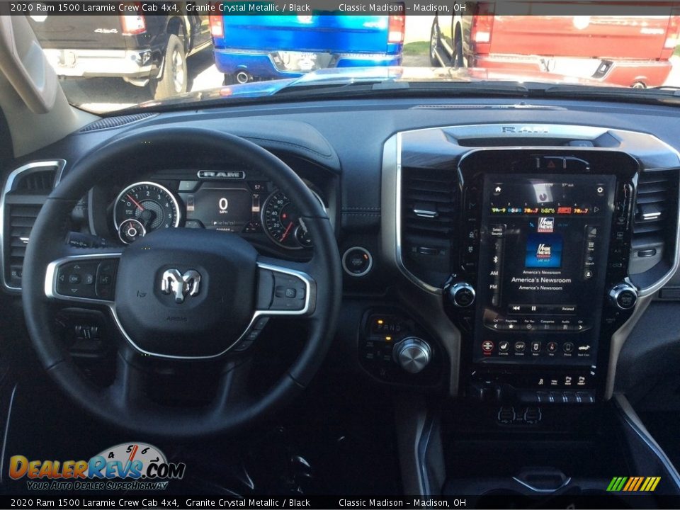 2020 Ram 1500 Laramie Crew Cab 4x4 Granite Crystal Metallic / Black Photo #3