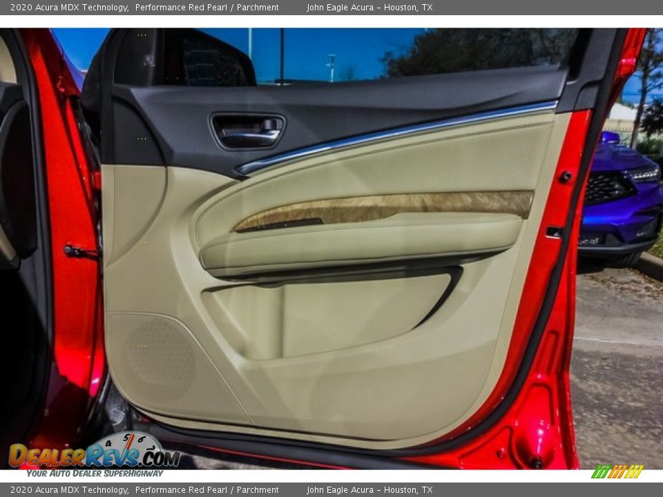 2020 Acura MDX Technology Performance Red Pearl / Parchment Photo #23