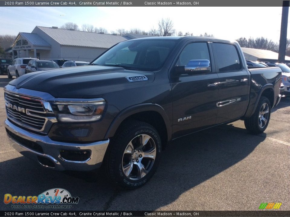 2020 Ram 1500 Laramie Crew Cab 4x4 Granite Crystal Metallic / Black Photo #5