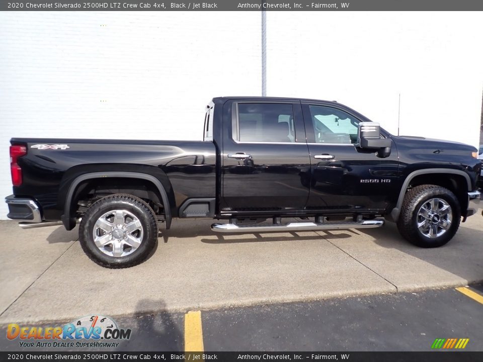 2020 Chevrolet Silverado 2500HD LTZ Crew Cab 4x4 Black / Jet Black Photo #8