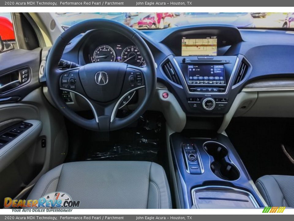 2020 Acura MDX Technology Performance Red Pearl / Parchment Photo #26