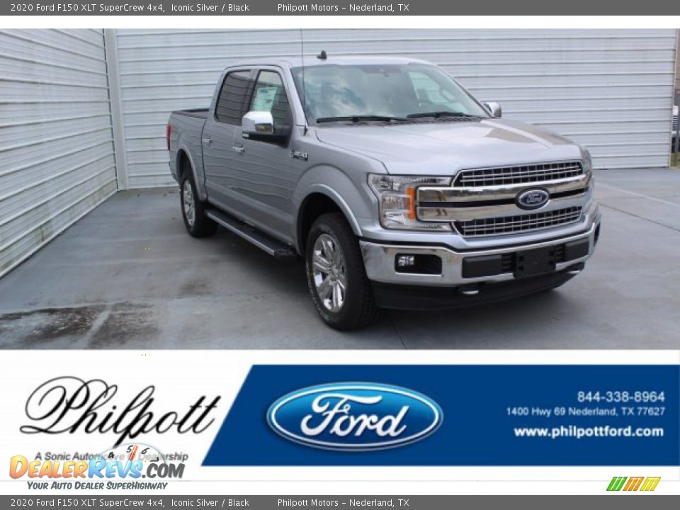 2020 Ford F150 XLT SuperCrew 4x4 Iconic Silver / Black Photo #1