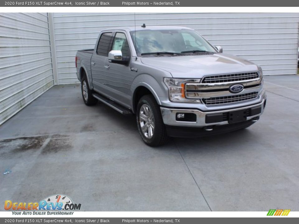 2020 Ford F150 XLT SuperCrew 4x4 Iconic Silver / Black Photo #2
