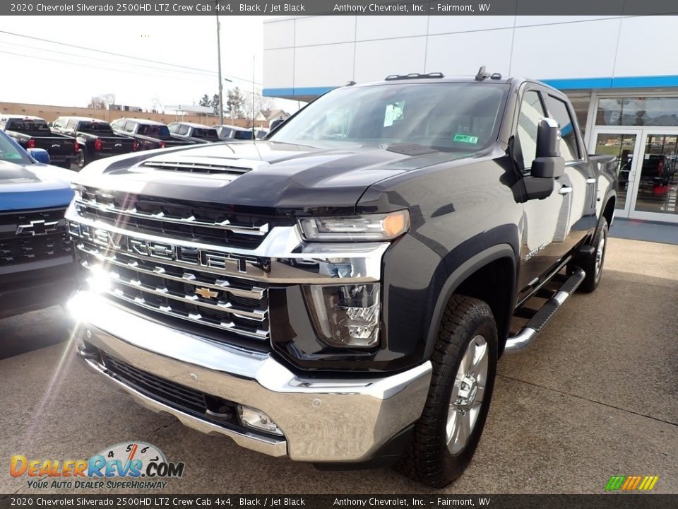 2020 Chevrolet Silverado 2500HD LTZ Crew Cab 4x4 Black / Jet Black Photo #12