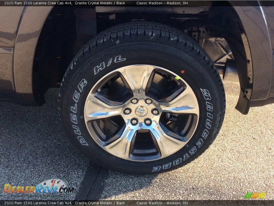 2020 Ram 1500 Laramie Crew Cab 4x4 Granite Crystal Metallic / Black Photo #10