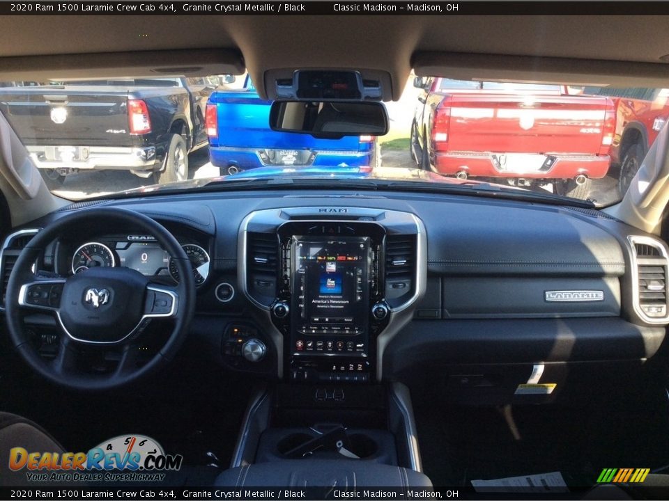 2020 Ram 1500 Laramie Crew Cab 4x4 Granite Crystal Metallic / Black Photo #13