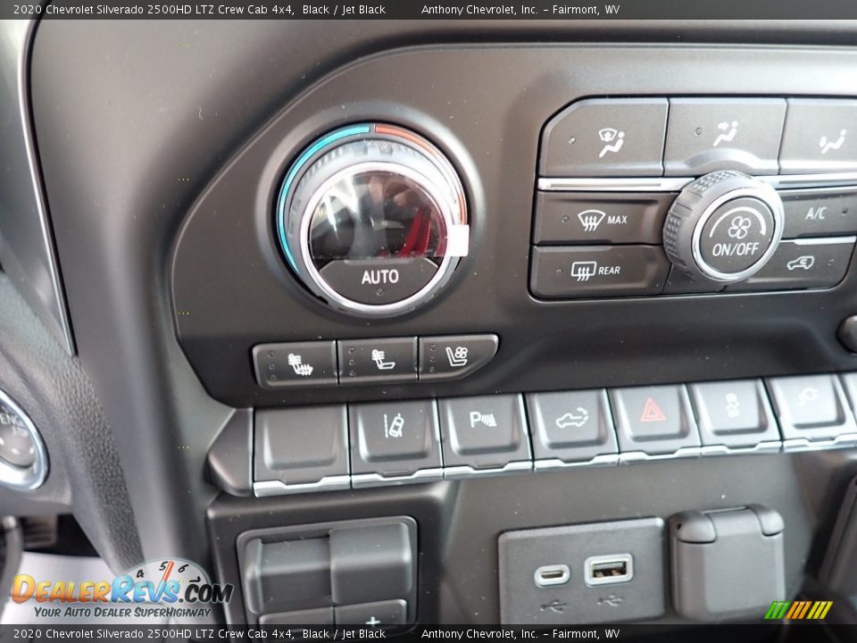 2020 Chevrolet Silverado 2500HD LTZ Crew Cab 4x4 Black / Jet Black Photo #22