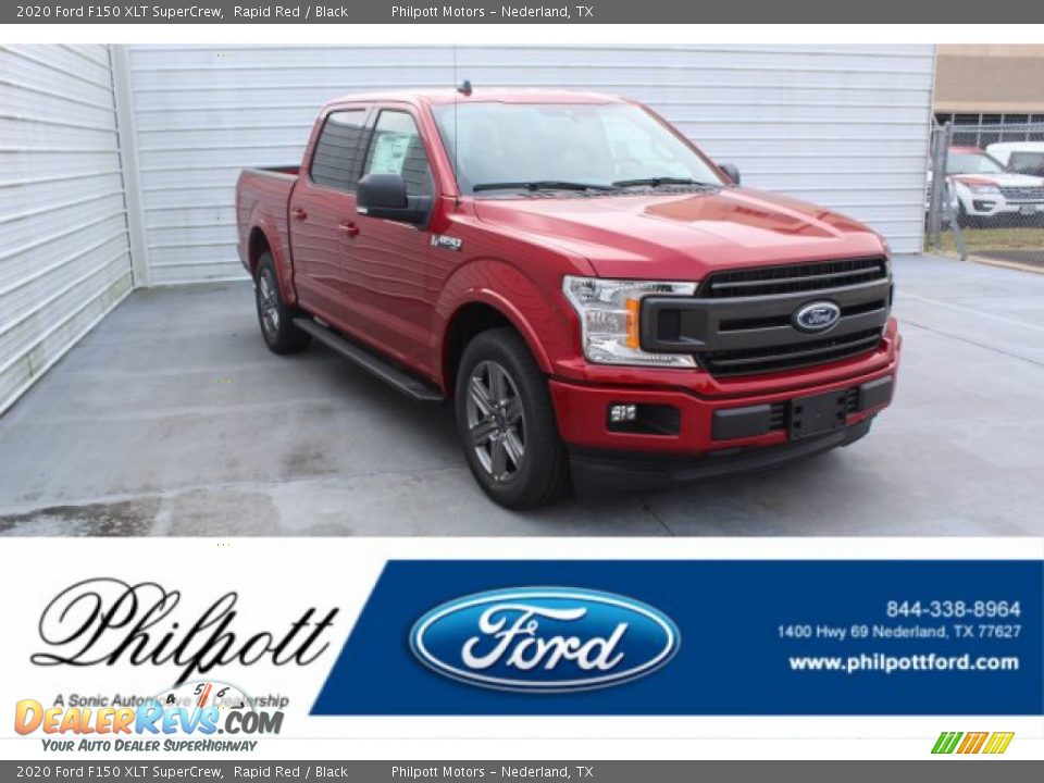 2020 Ford F150 XLT SuperCrew Rapid Red / Black Photo #1