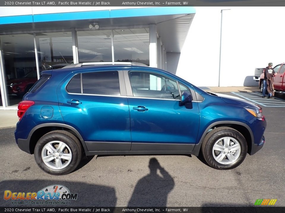 2020 Chevrolet Trax LT AWD Pacific Blue Metallic / Jet Black Photo #3