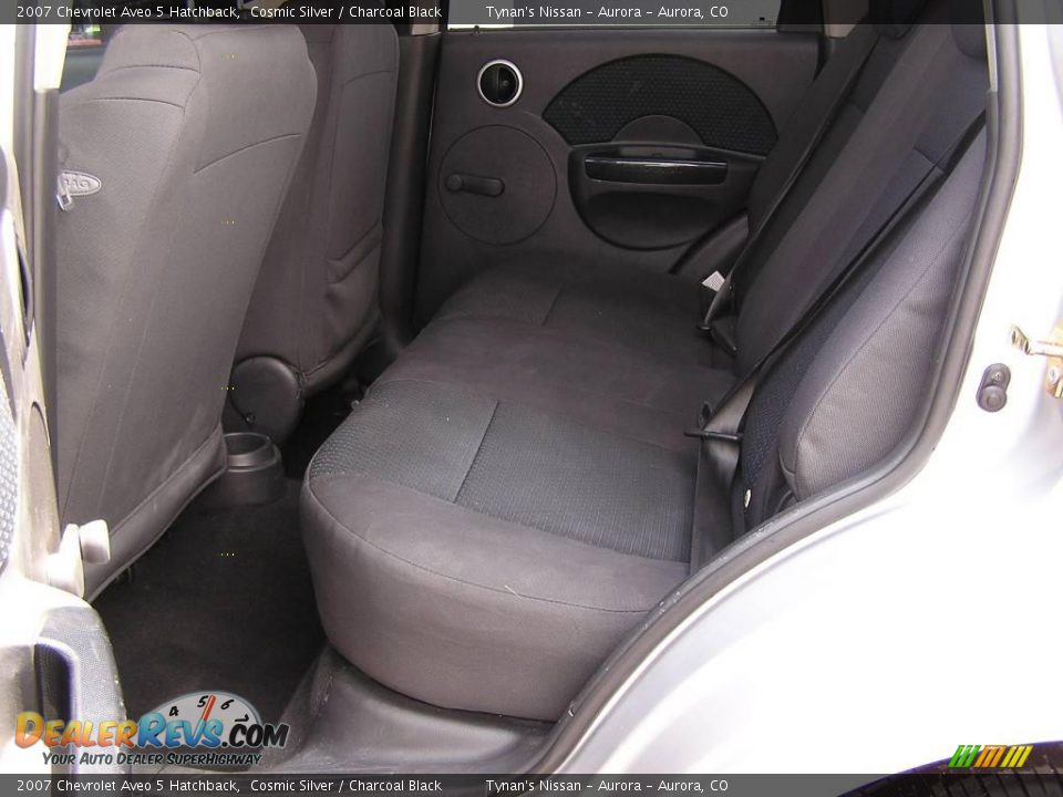 2007 Chevrolet Aveo 5 Hatchback Cosmic Silver / Charcoal Black Photo #8