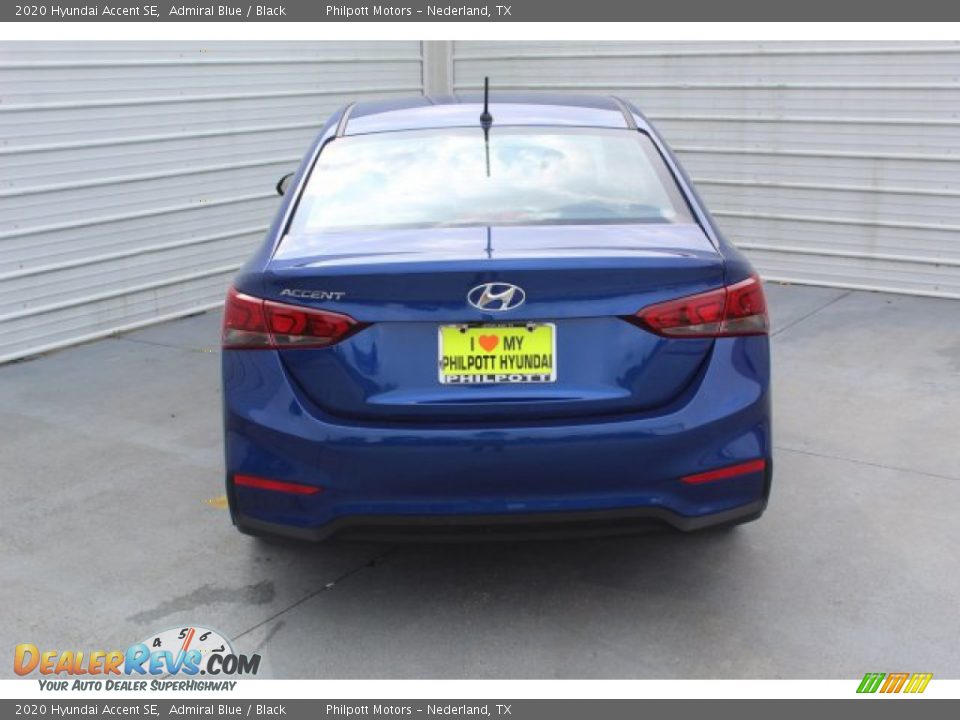 2020 Hyundai Accent SE Admiral Blue / Black Photo #7