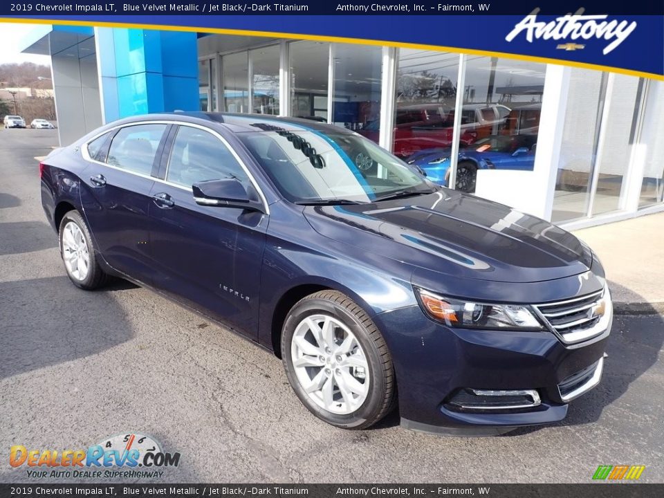 2019 Chevrolet Impala LT Blue Velvet Metallic / Jet Black/­Dark Titanium Photo #1