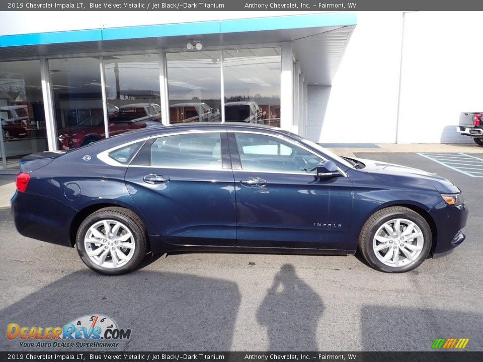 2019 Chevrolet Impala LT Blue Velvet Metallic / Jet Black/­Dark Titanium Photo #3