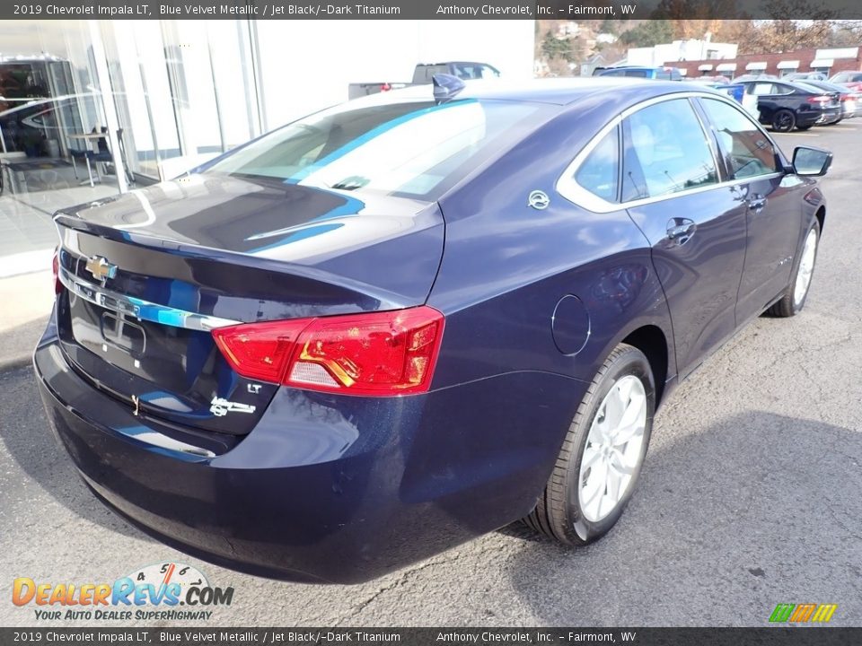 2019 Chevrolet Impala LT Blue Velvet Metallic / Jet Black/­Dark Titanium Photo #4