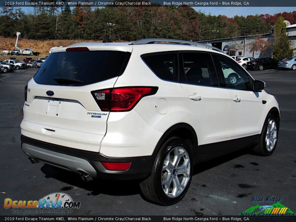 2019 Ford Escape Titanium 4WD White Platinum / Chromite Gray/Charcoal Black Photo #5