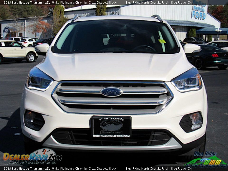 2019 Ford Escape Titanium 4WD White Platinum / Chromite Gray/Charcoal Black Photo #8
