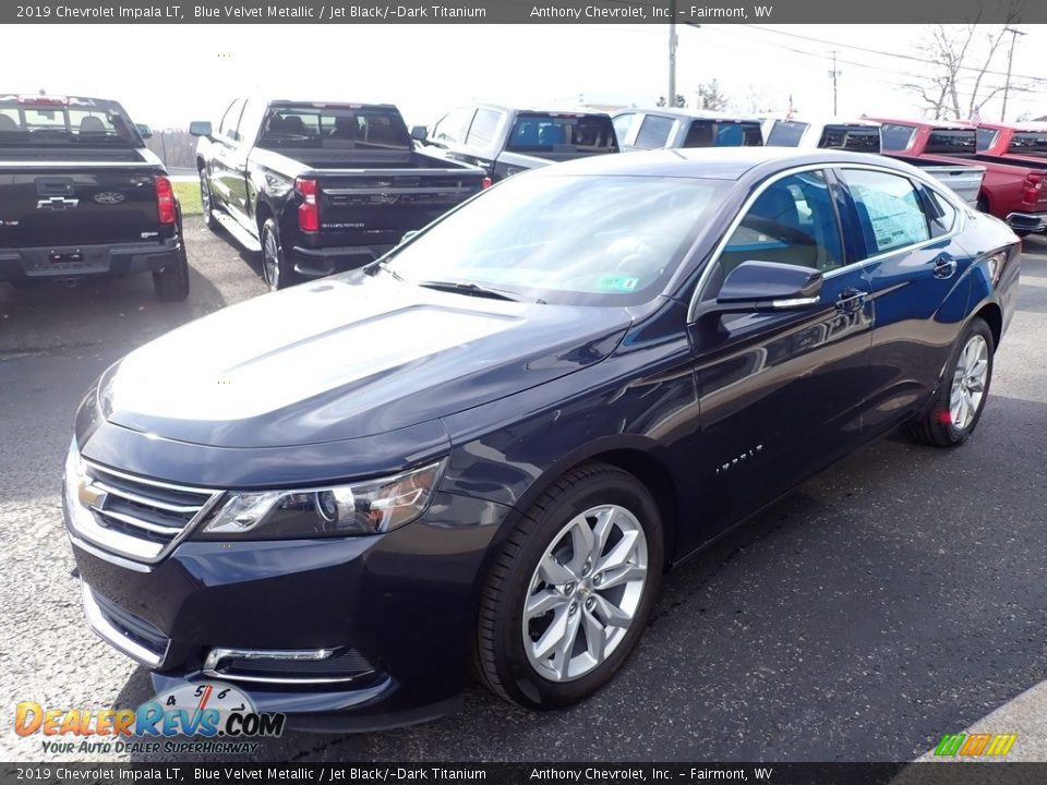 2019 Chevrolet Impala LT Blue Velvet Metallic / Jet Black/­Dark Titanium Photo #7