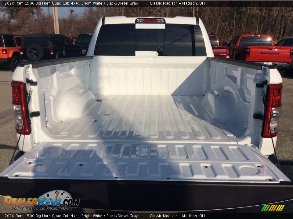 2020 Ram 1500 Big Horn Quad Cab 4x4 Bright White / Black/Diesel Gray Photo #9