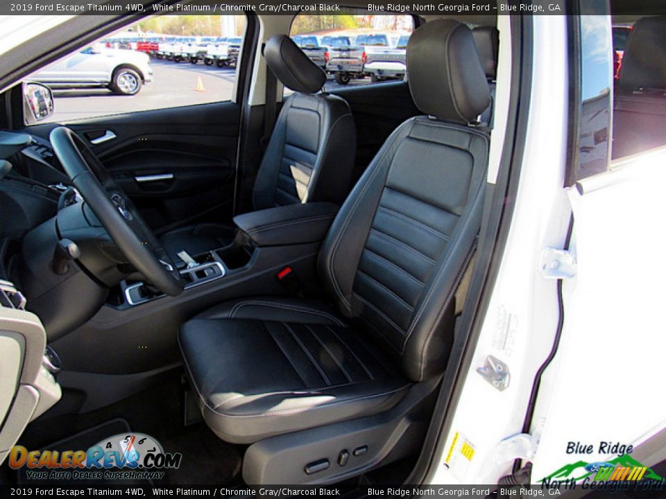 2019 Ford Escape Titanium 4WD White Platinum / Chromite Gray/Charcoal Black Photo #10