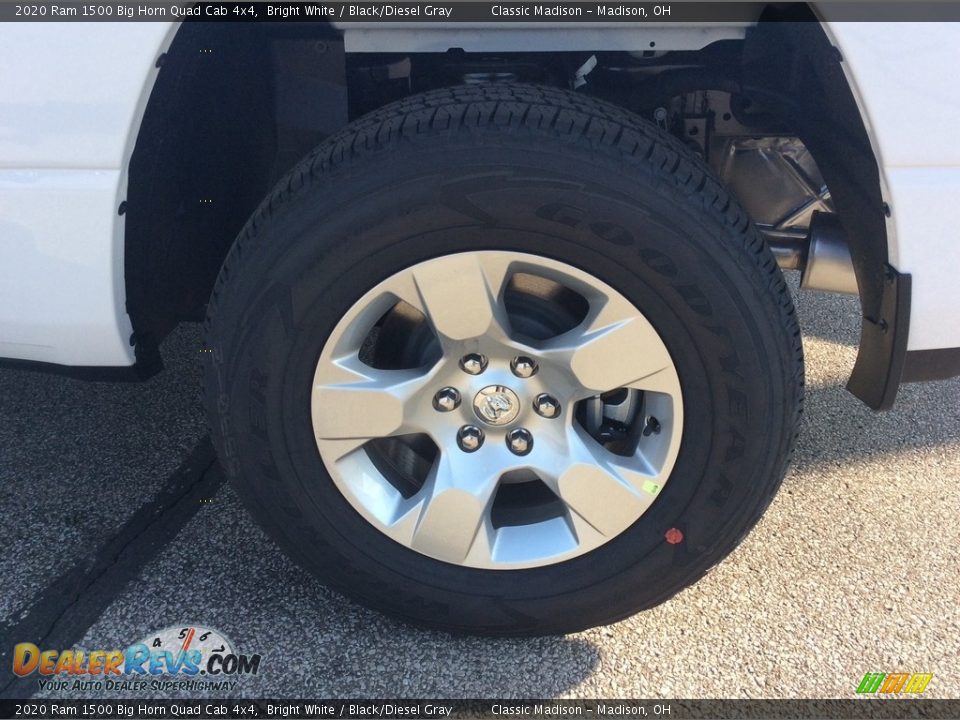 2020 Ram 1500 Big Horn Quad Cab 4x4 Bright White / Black/Diesel Gray Photo #10