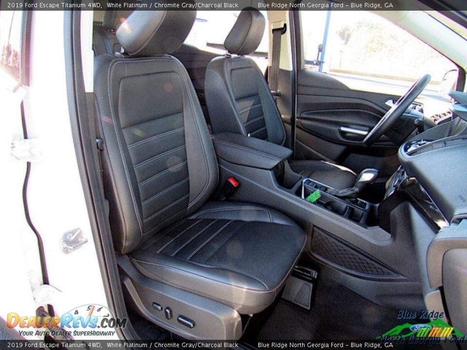 2019 Ford Escape Titanium 4WD White Platinum / Chromite Gray/Charcoal Black Photo #11
