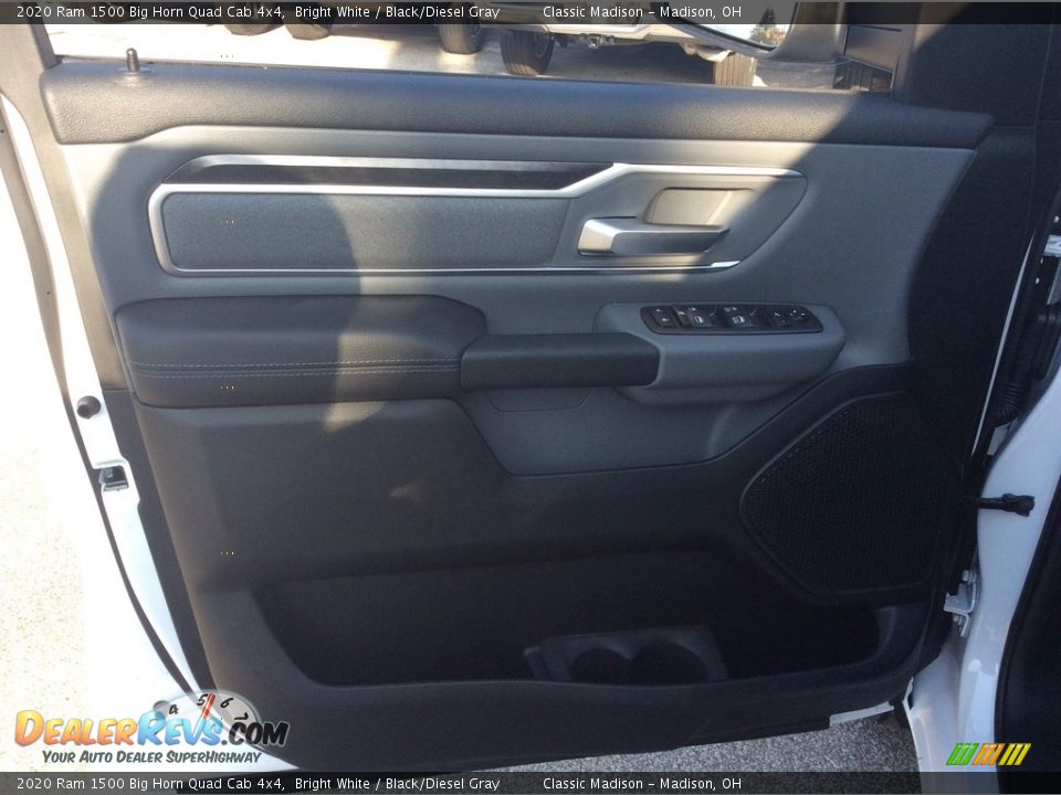 2020 Ram 1500 Big Horn Quad Cab 4x4 Bright White / Black/Diesel Gray Photo #11