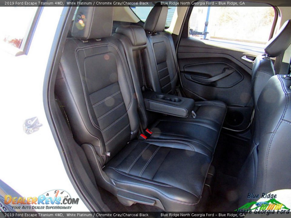 2019 Ford Escape Titanium 4WD White Platinum / Chromite Gray/Charcoal Black Photo #12