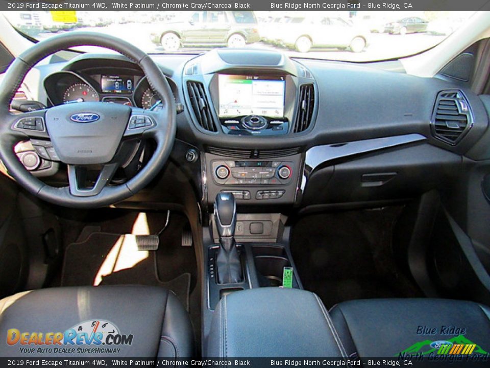 2019 Ford Escape Titanium 4WD White Platinum / Chromite Gray/Charcoal Black Photo #15