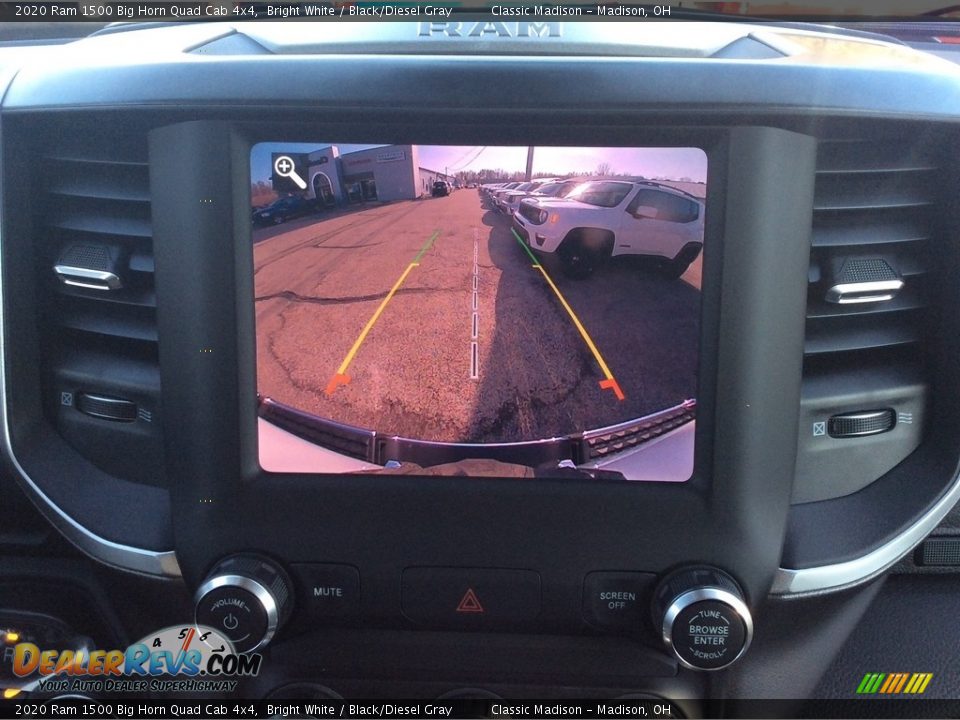 2020 Ram 1500 Big Horn Quad Cab 4x4 Bright White / Black/Diesel Gray Photo #15