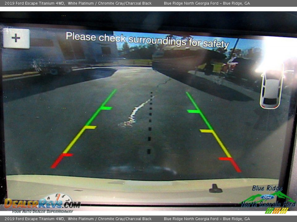 2019 Ford Escape Titanium 4WD White Platinum / Chromite Gray/Charcoal Black Photo #21