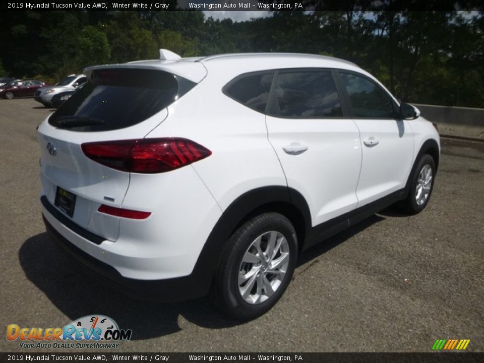2019 Hyundai Tucson Value AWD Winter White / Gray Photo #2