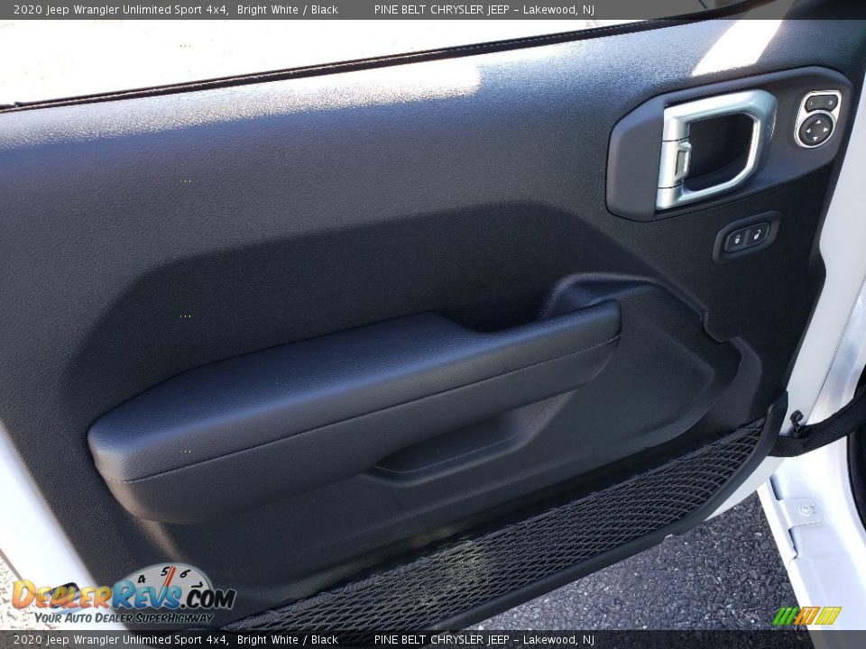 2020 Jeep Wrangler Unlimited Sport 4x4 Bright White / Black Photo #8