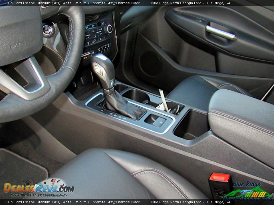 2019 Ford Escape Titanium 4WD White Platinum / Chromite Gray/Charcoal Black Photo #25