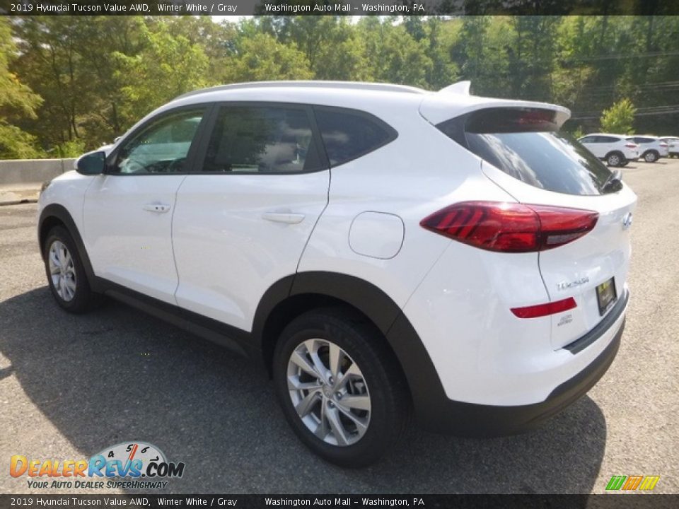 2019 Hyundai Tucson Value AWD Winter White / Gray Photo #6