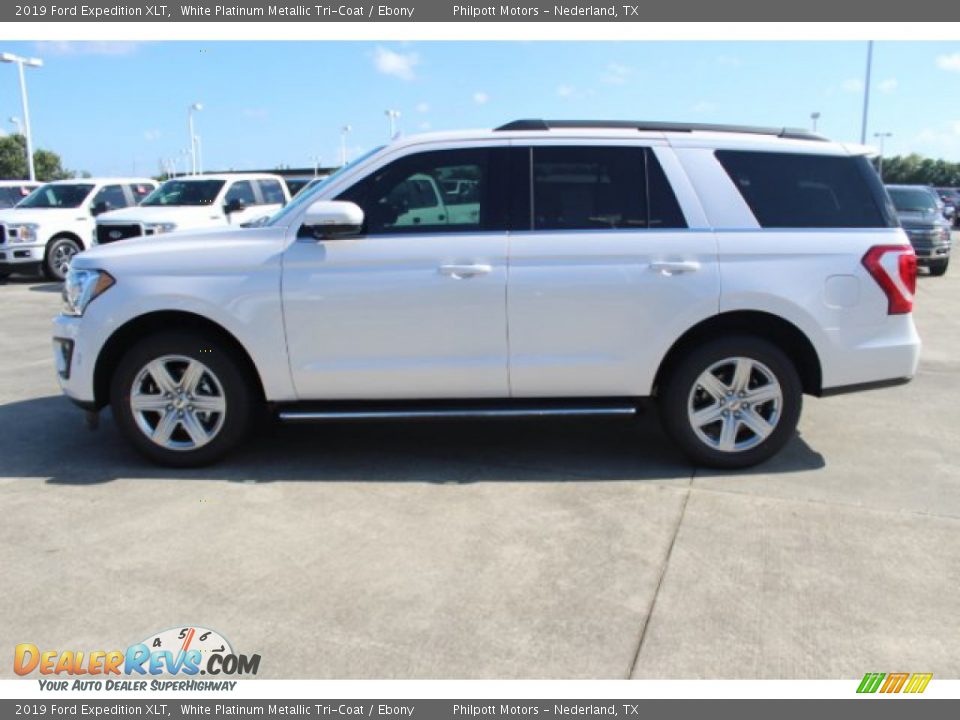 2019 Ford Expedition XLT White Platinum Metallic Tri-Coat / Ebony Photo #5