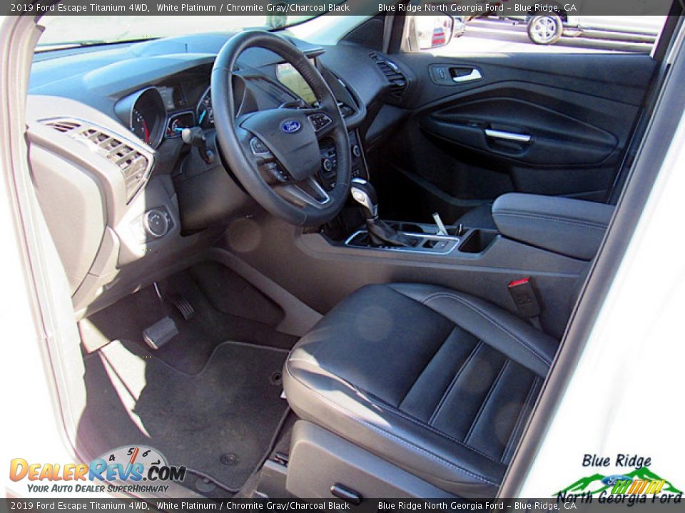 2019 Ford Escape Titanium 4WD White Platinum / Chromite Gray/Charcoal Black Photo #28