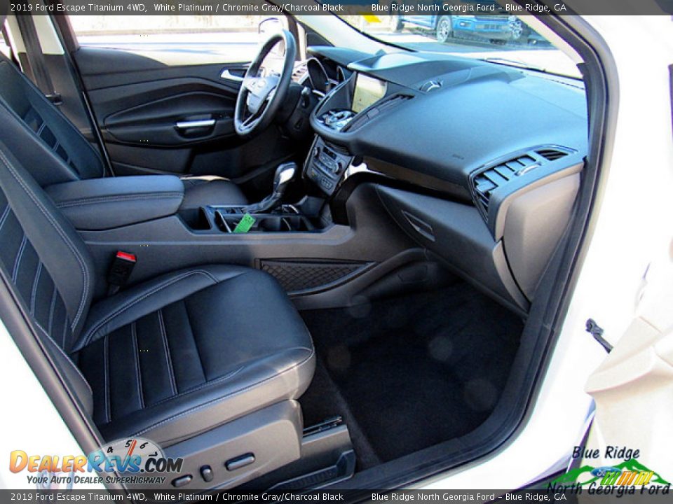 2019 Ford Escape Titanium 4WD White Platinum / Chromite Gray/Charcoal Black Photo #29